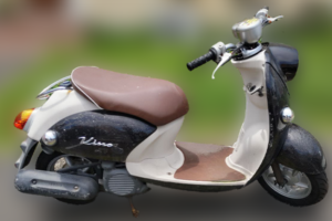 回収実績：山口県のお客様より原付バイクを無料回収させていただきました