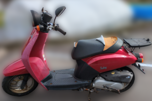 回収実績：広島県のお客様より原付バイクを無料回収させていただきました