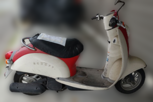 回収実績：島根県のお客様より原付バイクを無料回収させていただきました