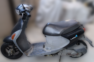 回収実績：岡山県のお客様より原付バイクを無料回収させていただきました