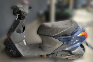 回収実績：鳥取県のお客様より原付バイクを無料回収させていただきました