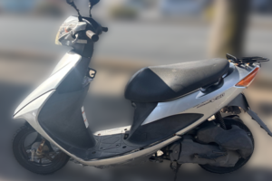 回収実績：山口県のお客様より原付バイクを無料回収させていただきました