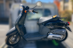 回収実績：広島県のお客様より原付バイクを無料回収させていただきました