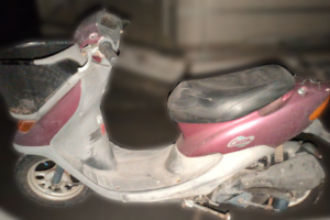 回収実績：岡山県のお客様より原付バイクを無料回収させていただきました