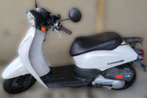 回収実績：広島県のお客様より原付バイクを無料回収させていただきました