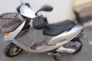 回収実績：岡山県のお客様より原付バイクを無料回収させていただきました