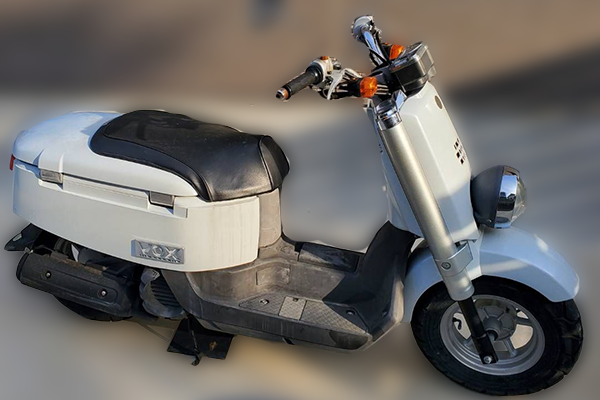 広島県廿日市で回収した原付 ヤマハ ボックス