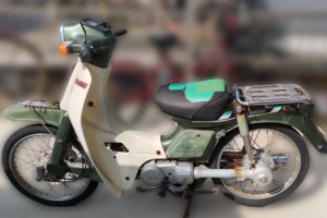 回収実績：岡山県のお客様より原付バイクを無料回収させていただきました