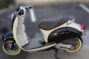 回収実績：岡山県のお客様より原付バイクを無料回収させていただきました